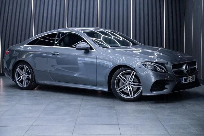 Used Mercedes E220 AMG line 194 HP (142 kW) 2019 Grey Coupe