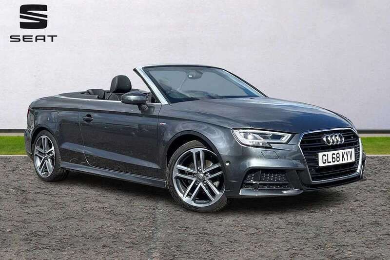 Grey Used 2019 Audi A3 Cabriolet S-Line Cabriolet | £15,995 (Fair price) - Image 1/4