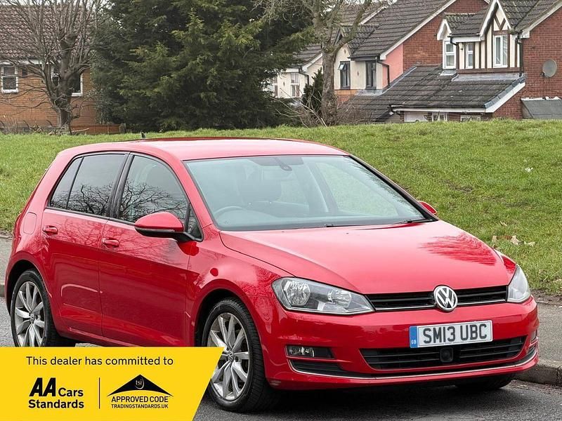 Red Used 2013 VW Golf VII GT Hatchback | £6,795 (Good price) - Image 1/3