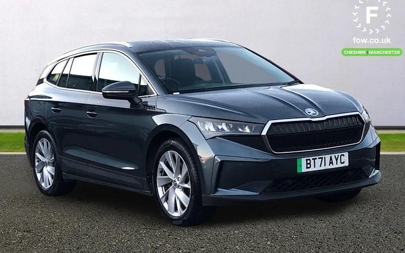 Grey Used 2021 Skoda Enyaq iV ecoSuite SUV | £16,599 (Fair price) - Image 1/4