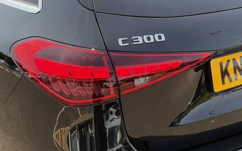 Used Mercedes C300 AMG line 258 HP (189 kW) 2025 Black Estate