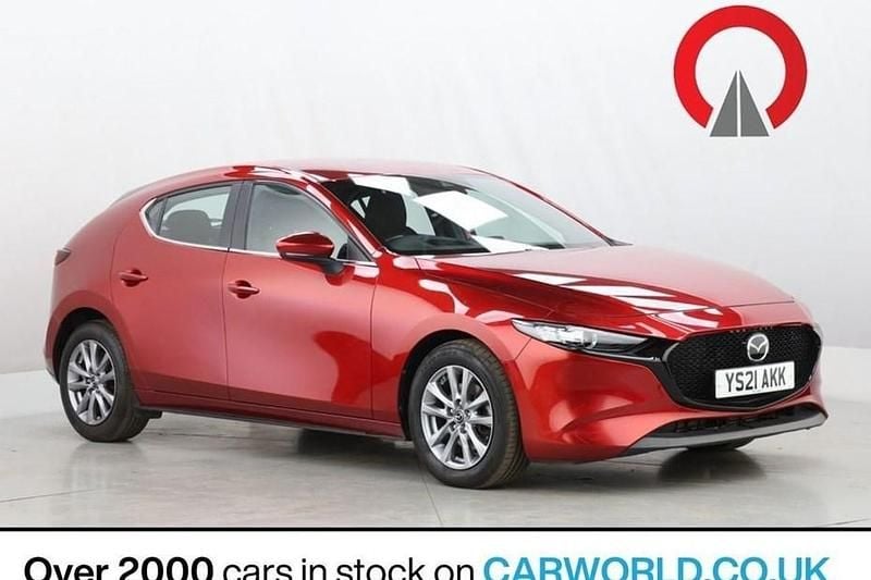 Red Used 2021 Mazda 3 Hatchback | £11,651 (Super price) - Image 1/1
