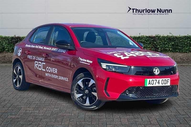 Red Used 2024 Vauxhall Corsa-e Design Edition Hatchback | £25,000 - Image 1/4