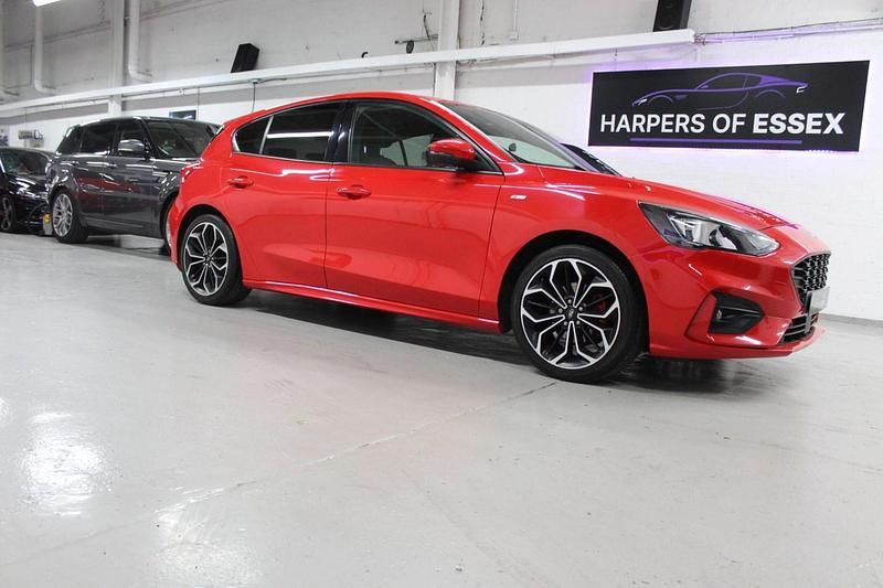 Red Used 2019 Ford Focus ST-Line X Hatchback | £8,495 (Fair price) - Image 1/4