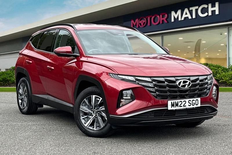Red Used 2022 Hyundai Tucson SE SUV | £16,208 (Fair price) - Image 1/4