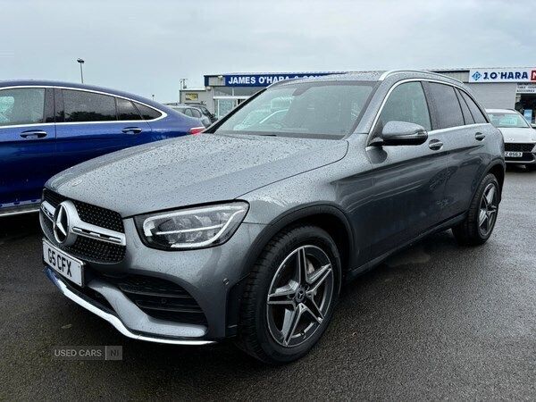 Grey Used 2021 Mercedes GLC220 AMG line Estate | £29,490 (A bit pricey) - Image 1/4