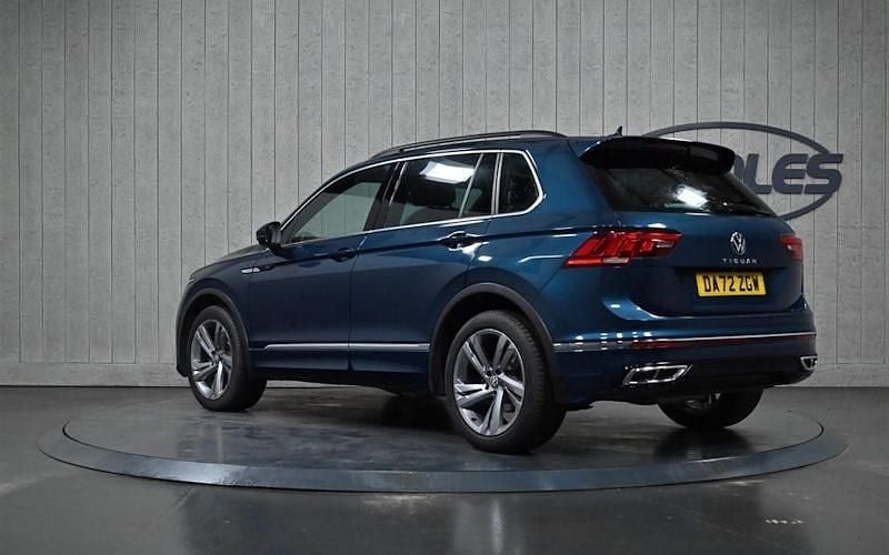 Used VW Tiguan R-line Edition 150 HP (110 kW) 2022 Blue SUV
