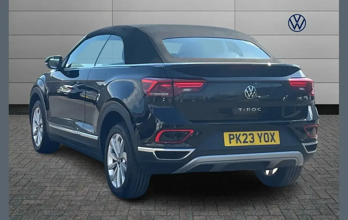Used VW T-Roc Cabriolet Style 110 HP (80 kW) 2023 Black Cabriolet