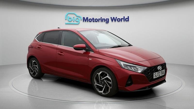 Red Used 2022 Hyundai i20 Premium Hatchback | £13,663 (Fair price) - Image 1/4