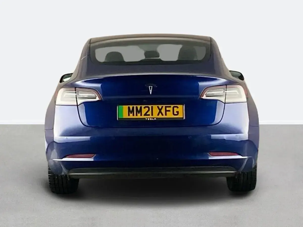Used Tesla Model 3 Standard Range 366 kW (498 HP) 2021 Blue Sedan