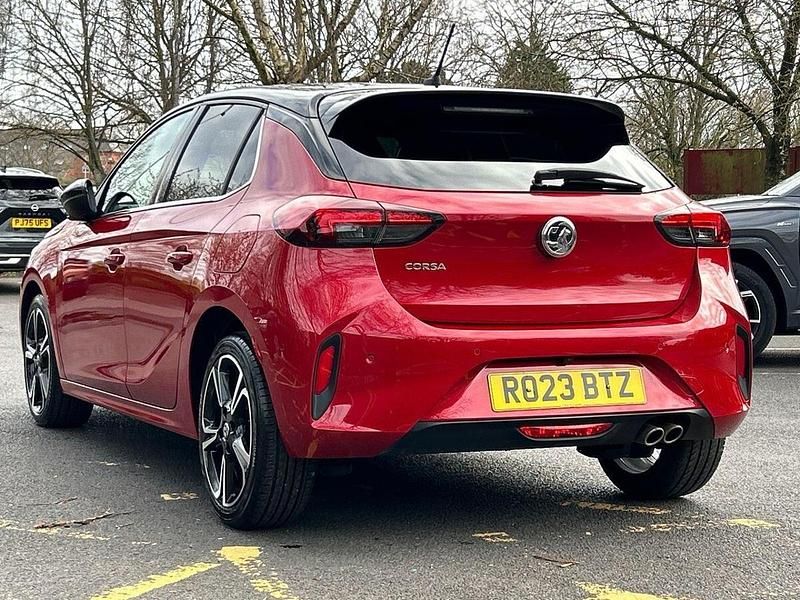 Used Vauxhall Corsa Ultimate 130 HP (95 kW) 2023 Red Hatchback