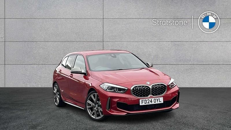 Used BMW M135 Shadowline 302 HP (222 kW) 2024 Red Hatchback