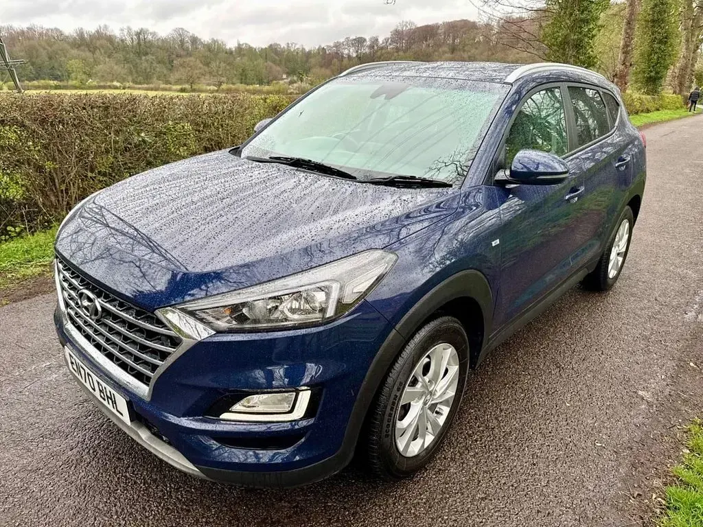 Używany Hyundai Tucson SE 116 KM (85 kW) 2021 Niebieski SUV