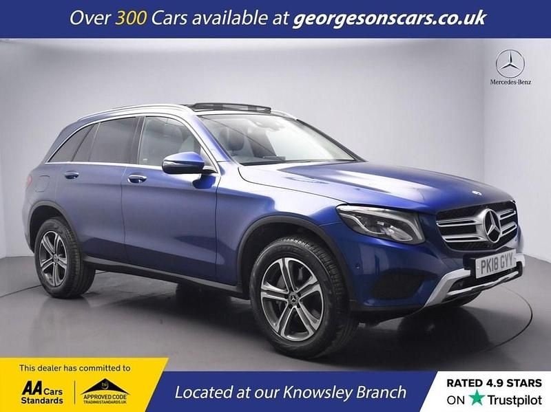 Blue Used 2018 Mercedes GLC250 Premium Plus SUV | £20,000 (Good price) - Image 1/4