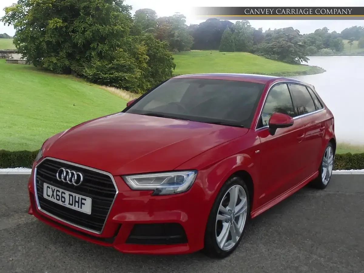 Used Audi A3 Sportback S-Line 2016 Red Hatchback