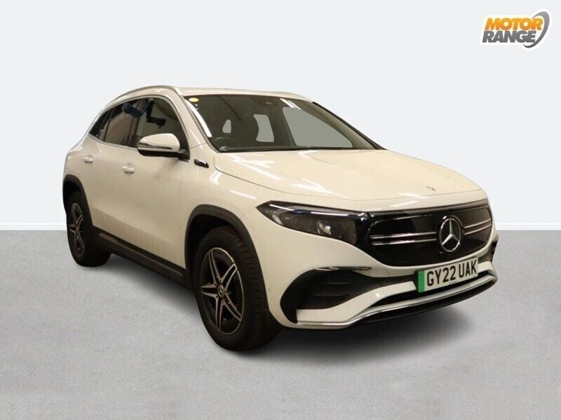 White Used 2022 Mercedes EQA250 AMG line SUV | £20,895 (Fair price) - Image 1/4