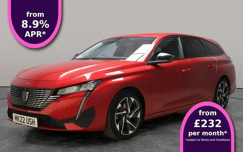 Red Used 2022 Peugeot 308 Active Premium Estate | £16,040 (Fair price) - Image 1/3