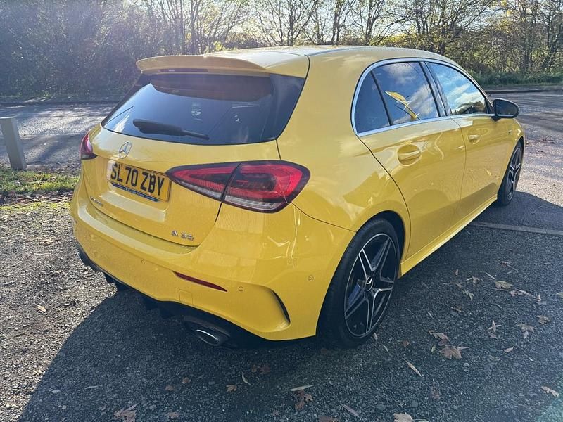 Used Mercedes A35 AMG Executive 2021 Yellow Hatchback