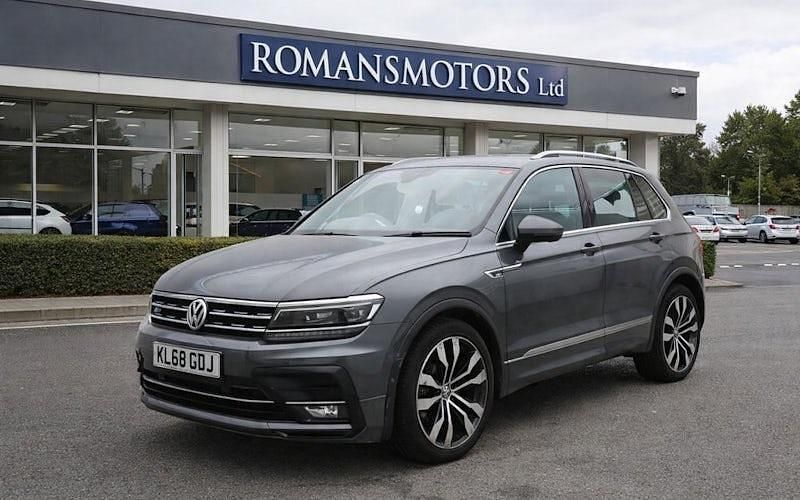 Used VW Tiguan R-line 190 HP (139 kW) 2018 Grey SUV