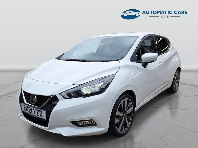 Used Nissan Micra Tekna 2021 White Hatchback