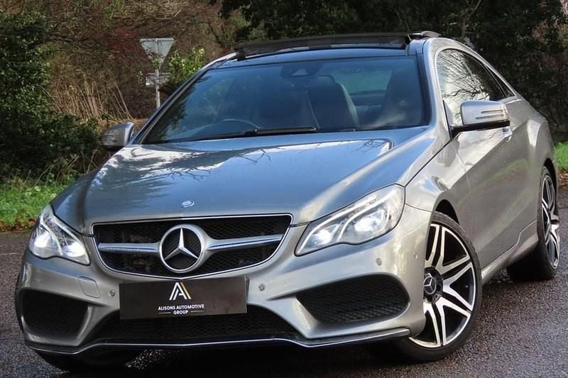 Silver Used 2016 Mercedes E350 AMG line Coupe | £10,494 (Fair price) - Image 1/1