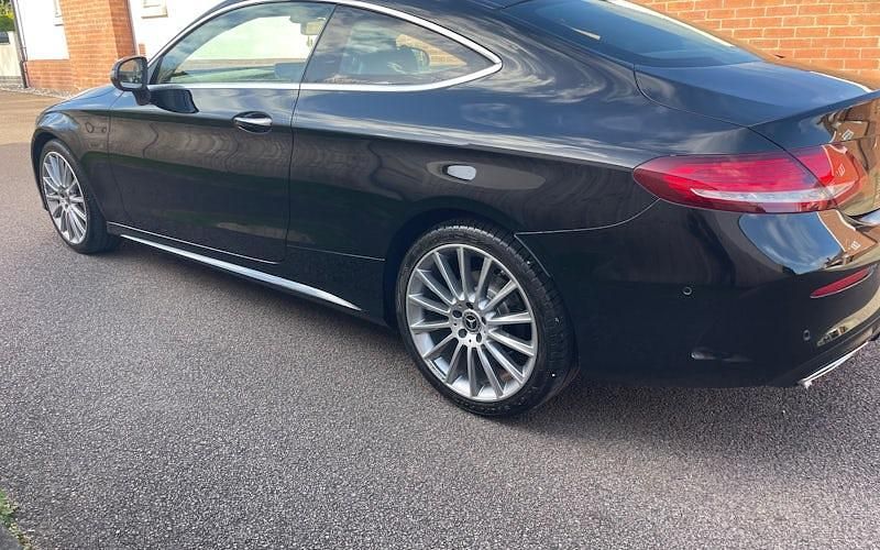 Used Mercedes C200 AMG Line Premium 184 HP (135 kW) 2018 Black Coupe