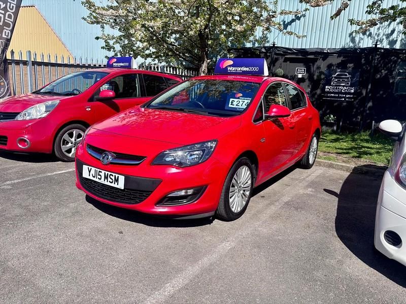 Used Vauxhall Astra Excite 2015 Red Hatchback