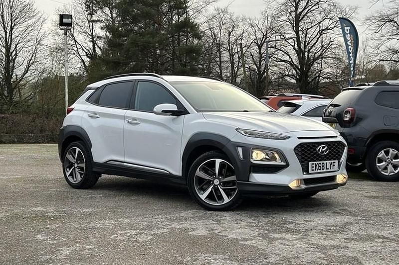 White Used 2018 Hyundai Kona Premium SUV | £8,995 (Fair price) - Image 1/1
