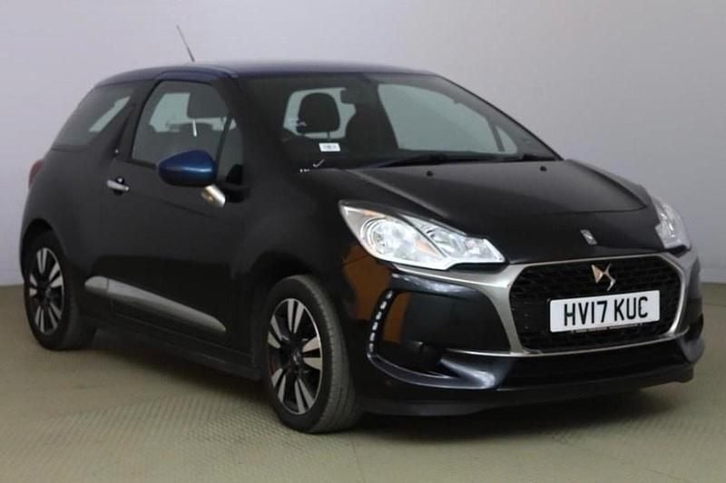 Black Used 2017 DS Automobiles DS3 Chic Hatchback | £2,995 (Good price) - Image 1/1