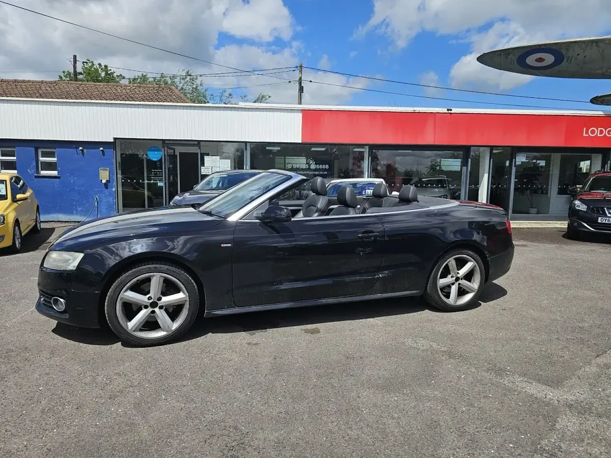 Used Audi A5 Cabriolet S-Line 2012 Black Cabriolet