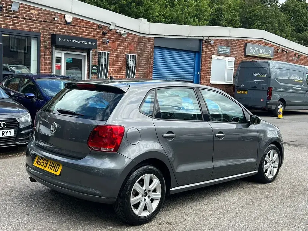 Used VW Polo SE 85 HP (62 kW) 2010 Grey Hatchback