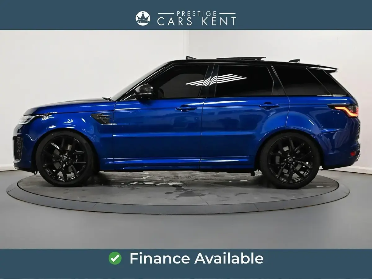 Used Land Rover Range Rover Sport SVR 566 HP (416 kW) 2021 Blue SUV
