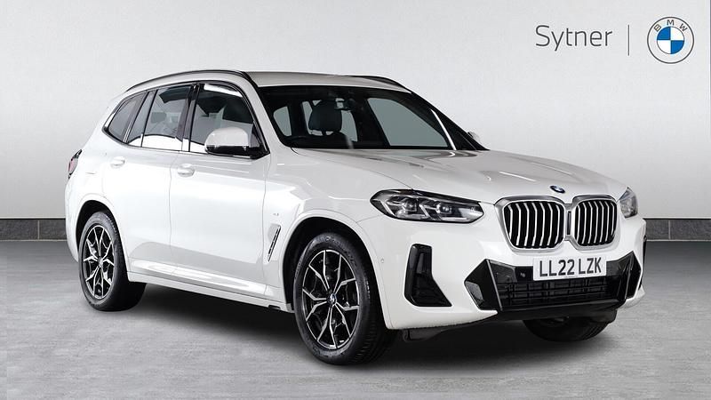 White Used 2022 BMW X3 M Sport SUV | £33,750 (Good price) - Image 1/4