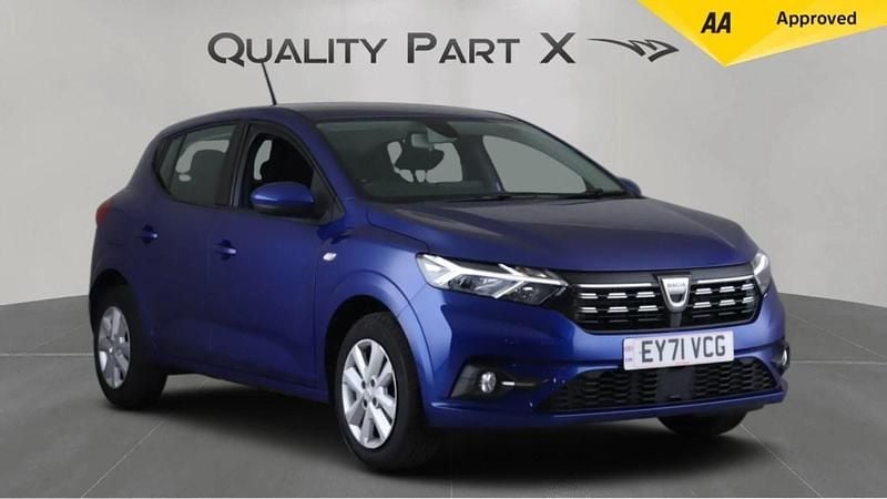 Blue Used 2021 Dacia Sandero Comfort Hatchback | £8,480 (Good price) - Image 1/4