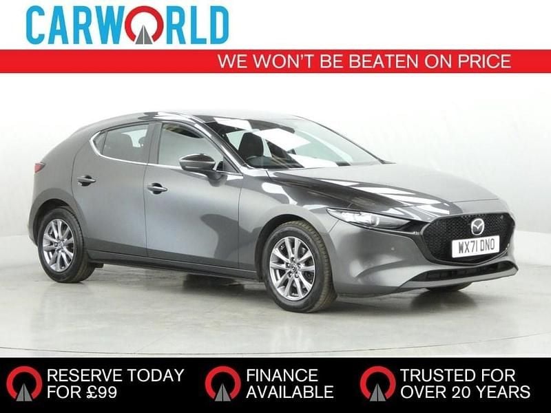 Grey Used 2022 Mazda 3 Hatchback | £9,467 (Good price) - Image 1/3
