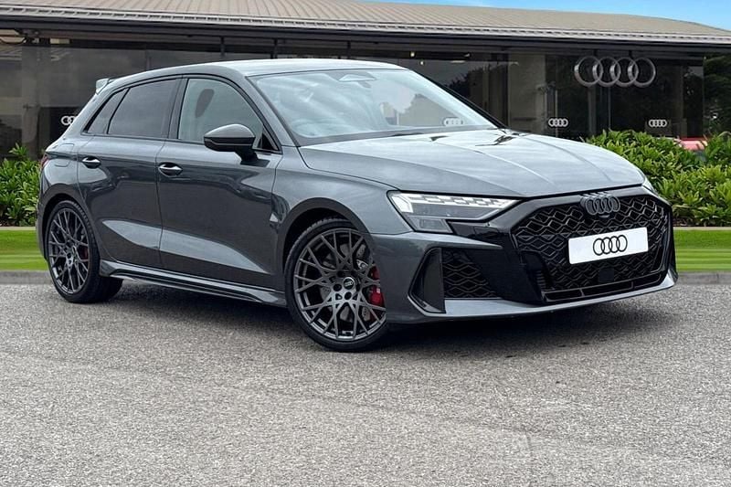 Grey New 2025 Audi RS3 Performance Sedan | £59,999 - Image 1/4
