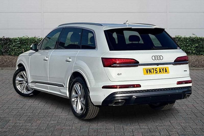 Used Audi Q7 S-Line 2025 Glacier white metallic SUV