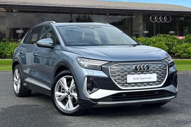 Used Audi Q4 e-tron S-Line 210 kW (286 HP) 2025 Blue SUV