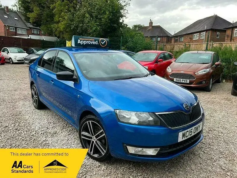 Used Skoda Rapid Sport 2015 Blue Hatchback