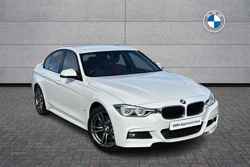 White Used 2017 BMW 330e M Sport Sedan | £14,490 (Fair price) - Image 1/4
