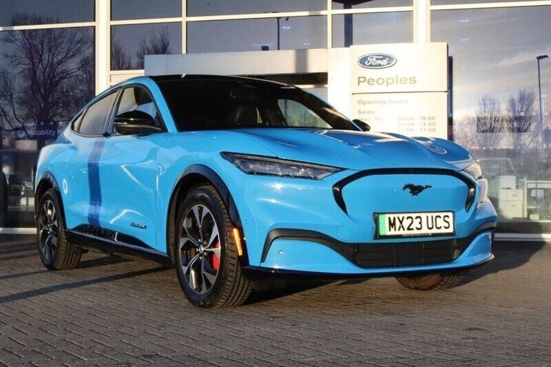 Blue Used 2023 Ford Mustang Mach-E Extended Range SUV | £30,496 (Fair price) - Image 1/1