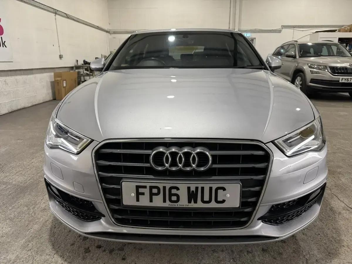 Used Audi A3 S-Line 184 HP (135 kW) 2016 Silver Hatchback