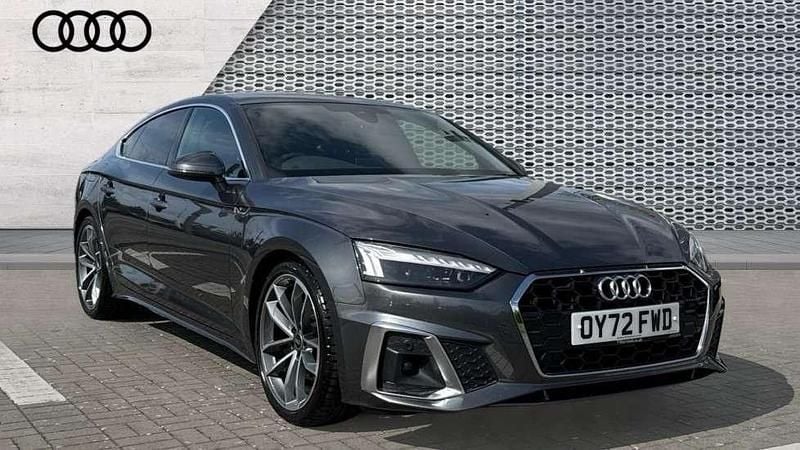 Grey Used 2022 Audi A5 Sportback S-Line Hatchback | £26,366 (Fair price) - Image 1/4