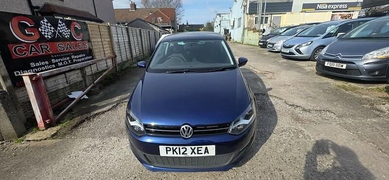 Used VW Polo Match 60 HP (44 kW) 2012 Blue Hatchback