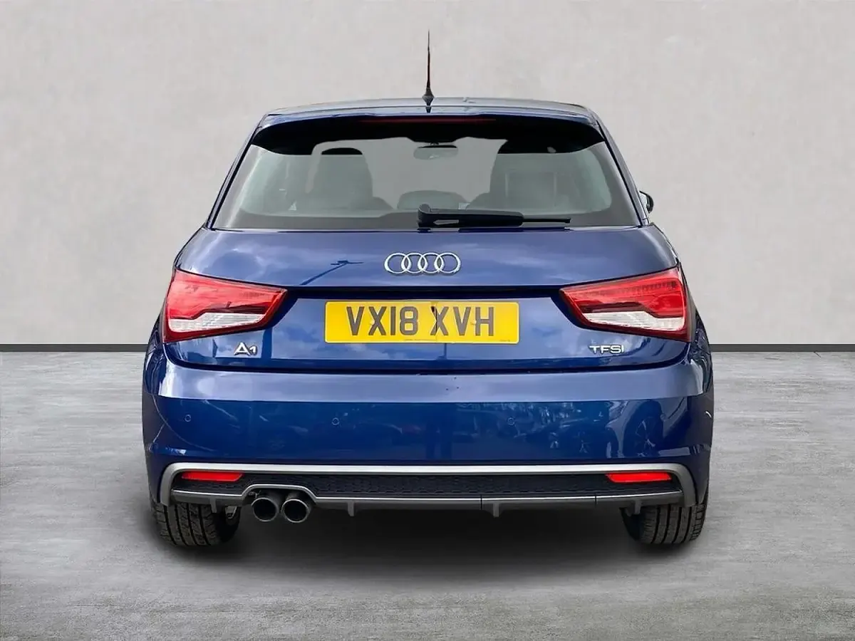 Used Audi A1 Sportback S-Line 125 HP (91 kW) 2018 Blue Hatchback