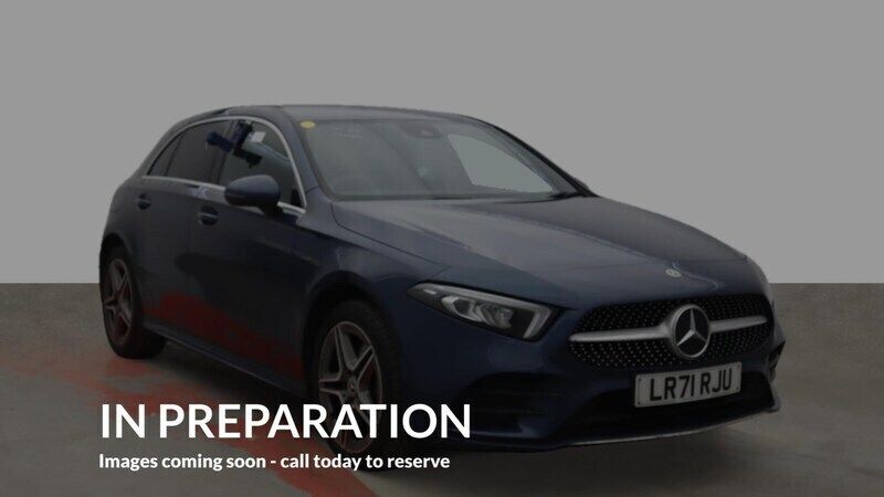 Blue Used 2021 Mercedes A250 AMG line Hatchback | £16,620 (Fair price) - Image 1/4