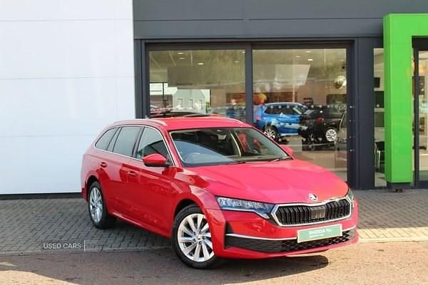 Red Used 2025 Skoda Octavia SE L Estate | £30,995 - Image 1/4
