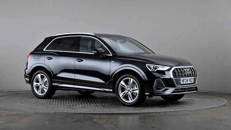 Black New 2024 Audi Q3 S-Line SUV | £32,998 (Good price) - Image 1/4