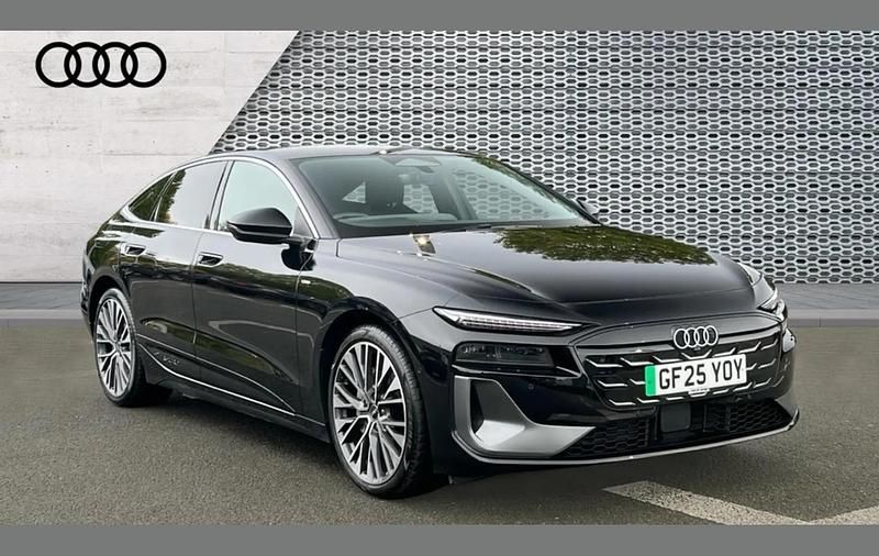 Black Used 2025 Audi A6 e-tron S-Line Sedan | £59,990 - Image 1/4