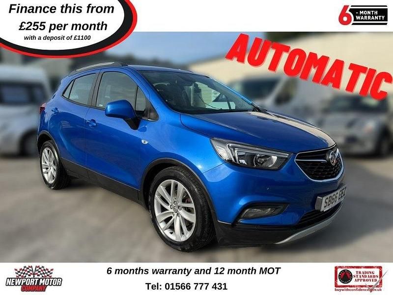 Used Vauxhall Mokka X Design Edition 140 HP (102 kW) 2017 Blue SUV